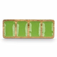 Dienblad met Vakjes GiftDecor MALI-941 G Groen 46 x 3 x 17 cm (6 Stuks) 4