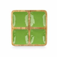 Dienblad met Vakjes GiftDecor MALI-991 G Groen 31 x 3 x 3 cm (6 Stuks) 4