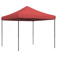 Partytent inklapbaar pop-up 292x292x315 cm bordeauxrood 5