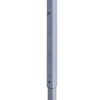 Partytent met 2 zijwanden inklapbaar 2x2 m staal cr&egrave;me 4