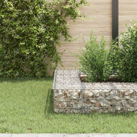 Gabion plantenbak verhoogd kubus 30x30x30 cm staaldraad 3