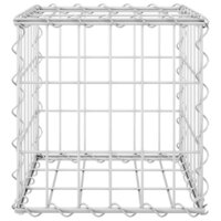 Gabion plantenbak verhoogd kubus 30x30x30 cm staaldraad 4