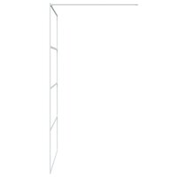 Inloopdouchewand 115x195 cm transparant ESG-glas wit 4