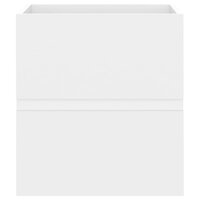 Wastafelkast 41x38,5x45 cm bewerkt hout wit 5