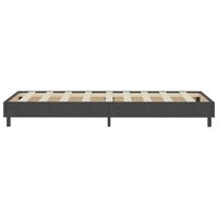 Boxspring stof donkergrijs 100x200 cm 6