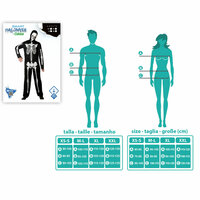 Kostuums voor Volwassenen Zwart Skelet M/L 4