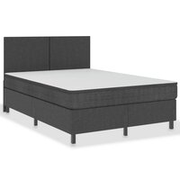 Boxspringframe stof grijs 180x200 cm 2