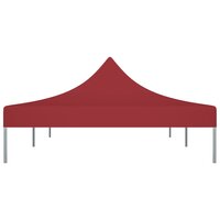 Partytentdak 270 g/m&sup2; 6x3 m bordeauxrood 4