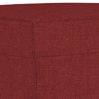 Bankje 100x35x41 cm stof wijnrood 5