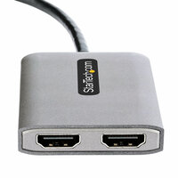 Adapter DisplayPort naar HDMI Startech MST14DP122HD Grijs 4K Zwart Zwart/Gris 3