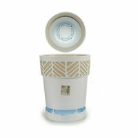 Zelfwaterende bloempot Stefanplast Orfeo Wit Plastic 29 x 29 x 29 cm (6 Stuks) 3