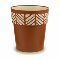 Zelfwaterende bloempot Stefanplast Orfeo Terra cotta Plastic 29 x 29 x 29 cm (6 Stuks) 2