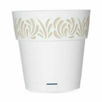 Zelfwaterende bloempot Stefanplast Gaia Wit Plastic 25 x 25 x 25 cm (6 Stuks) 3