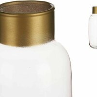 Vaas Soepel Roze Gouden Glas (11,5 x 24 x 11,5 cm) 2