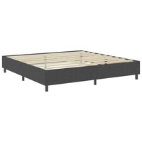 Boxspringframe stof grijs 200x200 cm 3