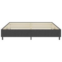 Boxspringframe stof grijs 200x200 cm 4