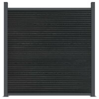 Schuttingpaneel 353x186 cm HKC grijs 5