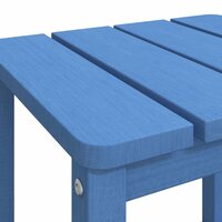 Tuintafel Adirondack 38x38x46 cm HDPE aquablauw 6