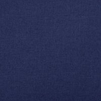 Opbergbank inklapbaar 76x38x38 cm kunstlinnen blauw 9