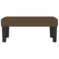 Bankje 70x30x30 cm stof bruin 3