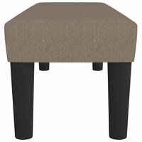 Bankje 100x30x30 cm stof taupe 4