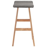 Barstoel stof donkergrijs  2