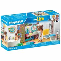 Playset Playmobil 71611 - Bathroom bathtub 55 Onderdelen 4