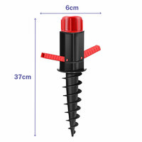 Marbueno Parasol Pincho Plastic Zwart 37x6x6 cm Strand en Tuin 10505 2