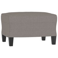 3-delige Loungeset met kussens stof taupe 5