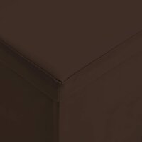 Opbergbank inklapbaar PVC bruin 6