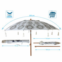 Strandparasol &Oslash; 200 cm SPF50+ Orientaals 4