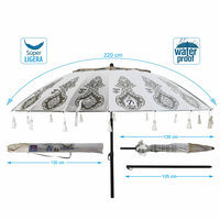 Strandparasol Wit &Oslash; 220 cm SPF50+ Boho 5