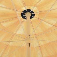 Strandparasol Hawa&iuml; stijl 240 cm naturel 4