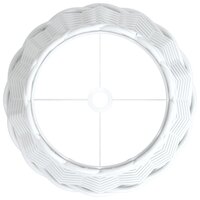 Lampenkap &Oslash;20x15 cm wicker wit 5