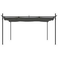 Pergola met uitschuifbaar dak 395x292x230 antracietkleurig 3