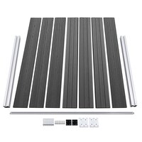 Schuttingpanelenset 526x146 cm HKC zwart   6