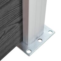 Schuttingpanelenset 699x146 cm HKC zwart   9