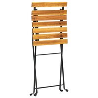 Bistrostoelen inklapbaar 4 st massief acaciahout 7