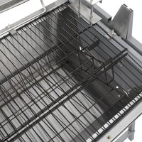 Draaispit barbecue ijzer en roestvrij staal 5