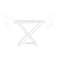 Droogrek inklapbaar kunststof wit 5