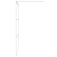 Inloopdouchewand 115x195 cm transparant ESG-glas wit 4
