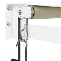 Luifel elektrisch uitschuifbaar 3,5x2,5 m cr&egrave;mekleurig 7