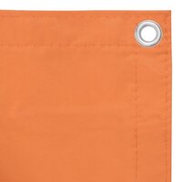 Balkonscherm 75x400 cm oxford stof oranje 2