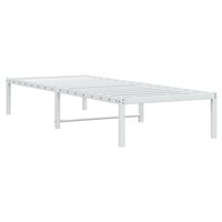 Bedframe metaal wit 75 x 190 cm 4