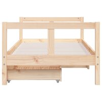 Kinderbedframe met lades 80x160 cm massief grenenhout 5