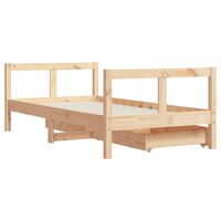 Kinderbedframe met lades 80x160 cm massief grenenhout 7