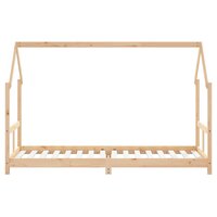 Kinderbedframe 80x200 cm massief grenenhout 4