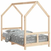 Kinderbedframe 80x160 cm massief grenenhout 2