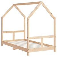 Kinderbedframe 80x160 cm massief grenenhout 3