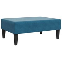 2-delige Loungeset met kussens fluweel blauw 7